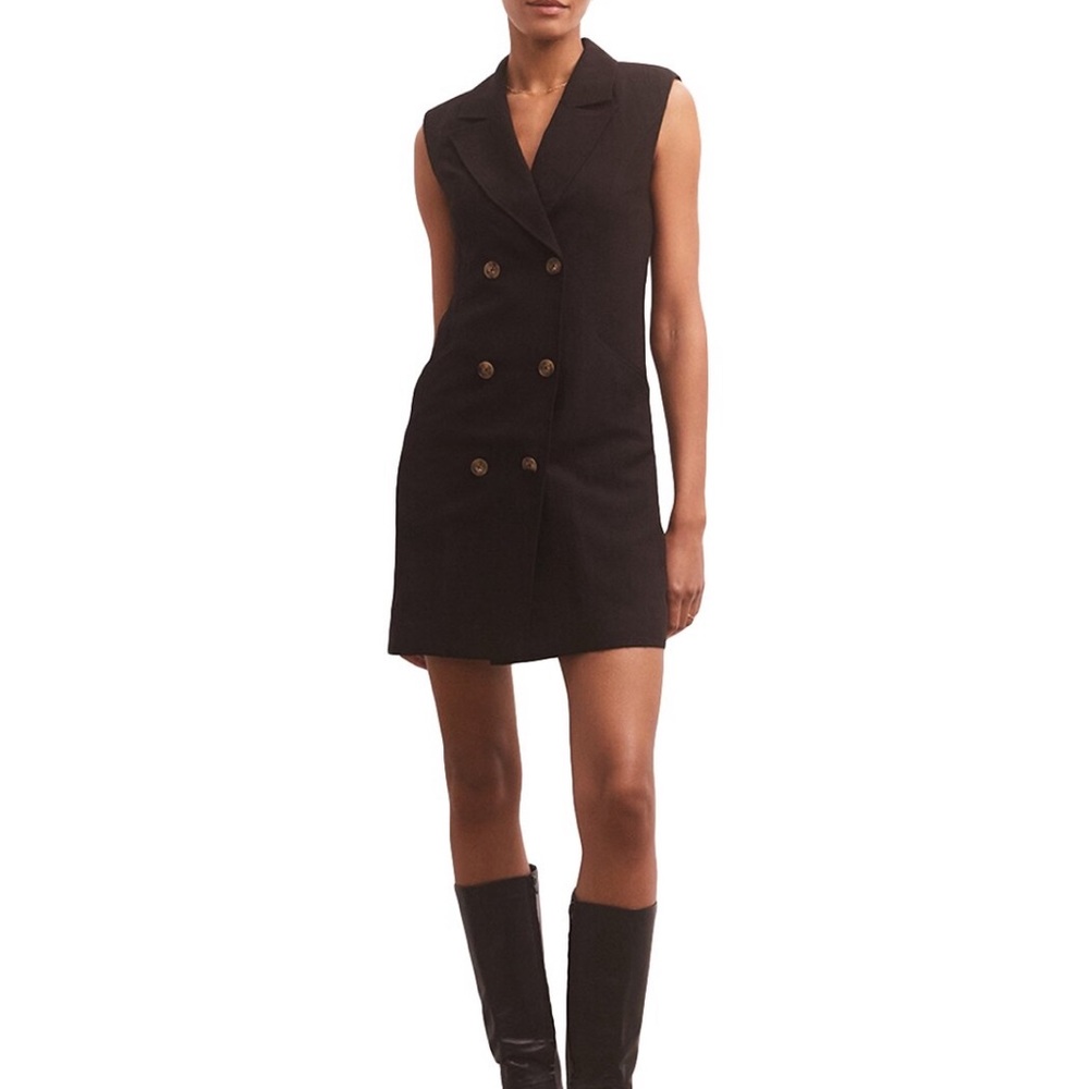 Z Supply Joanne blazer mini dress